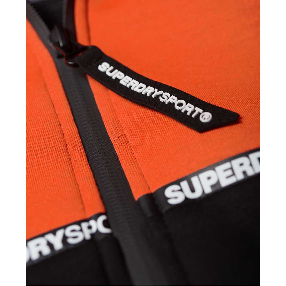 Superdry Gym Tech Stretch Blocked Full Zip Sweatshirt