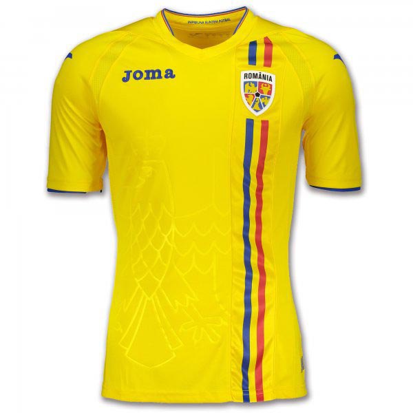 Vinegar Yeah complement Joma Romania Home 2018 T-Shirt Yellow | Goalinn