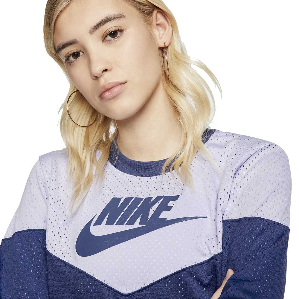 Nike Sportswear Heritage Crew Mesh Sweatshirt