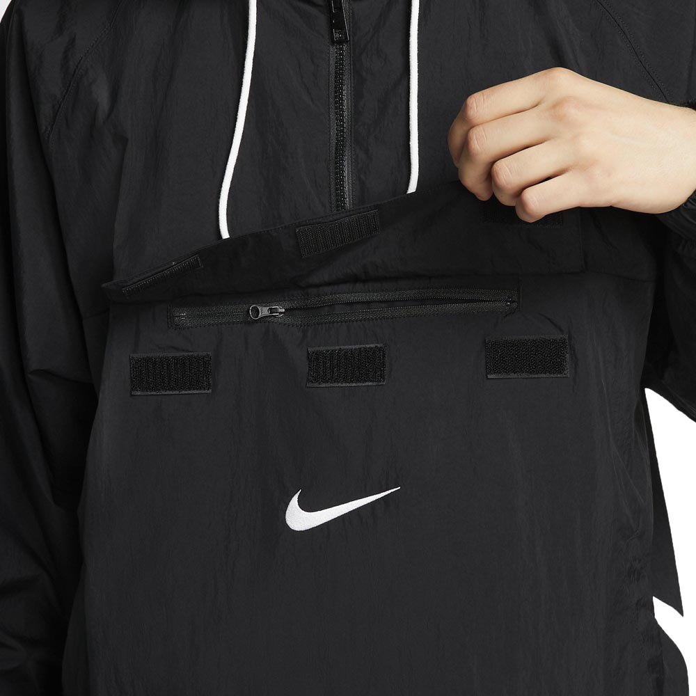 Peladura Fuera de Minimizar Nike Chaqueta Sportswear Swoosh Negro | Dressinn