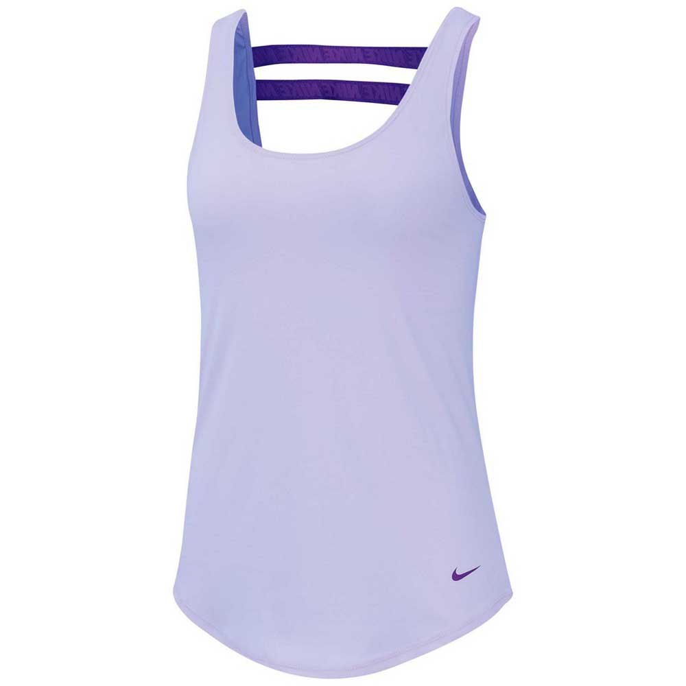 montar expedido Navidad Nike Camiseta Sin Mangas Dri Fit Seasonal Essential Elastika Azul| Traininn