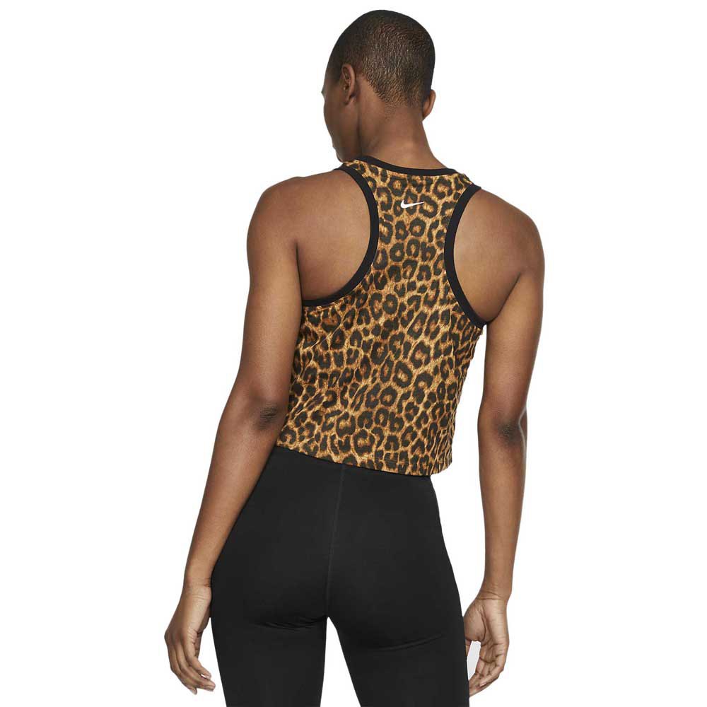 Nike Camiseta Sin Mangas Dry DB Leopard Crop