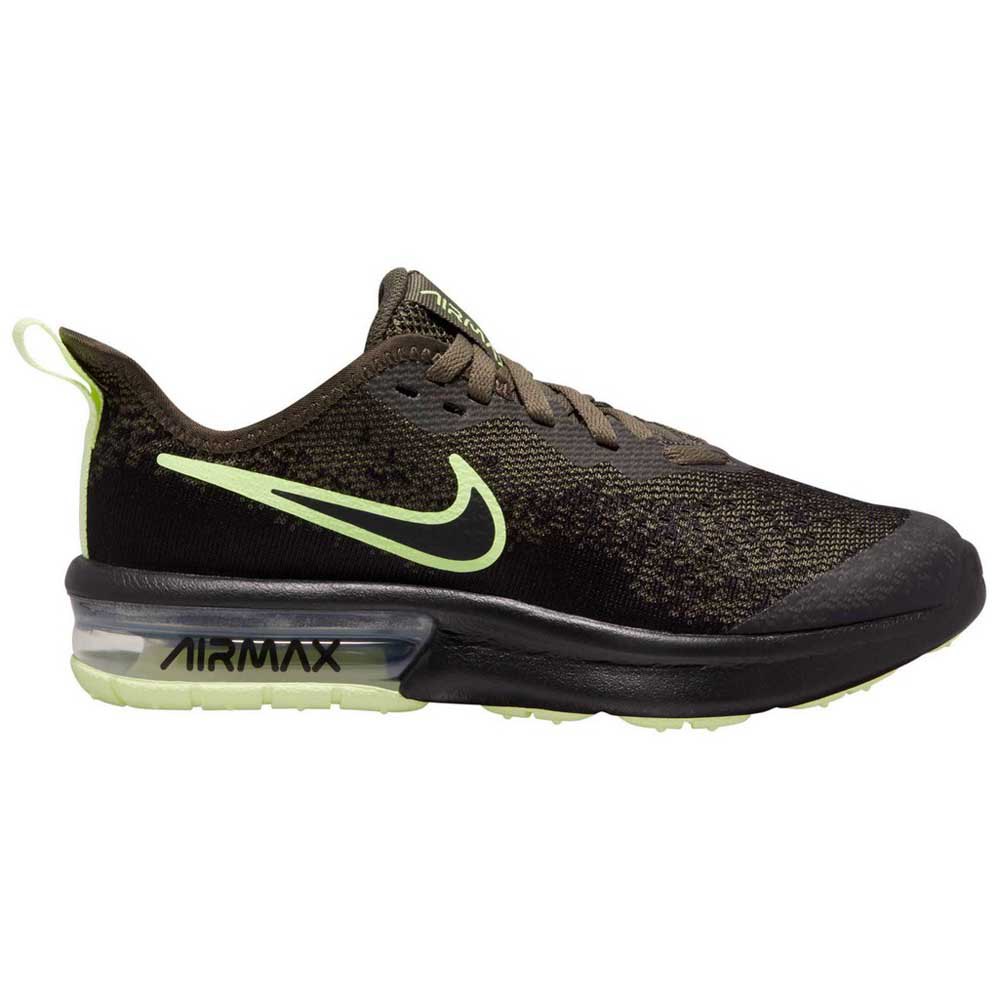 Contraction Undo Executable Nike Air Max Sequent 4 GS Trainers Black | Dressinn