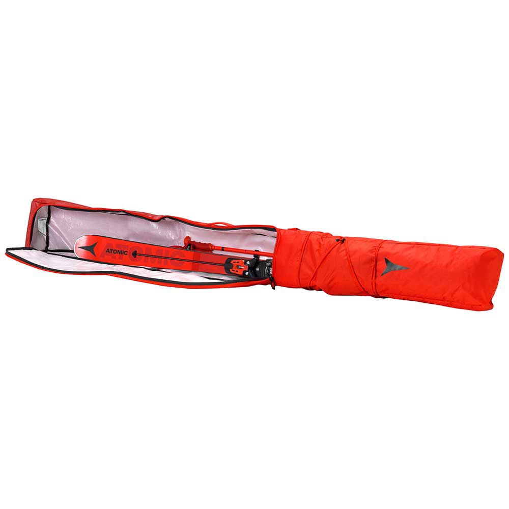 ATOMIC SINGLE SKI BAG ADJUSTABLE LENGTH 180cm BLACK RED NEW 
