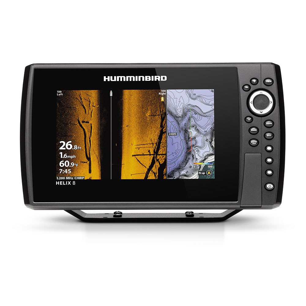 Humminbird Helix 8 CHIRP MSI GPS G3N With Transducer And Chart