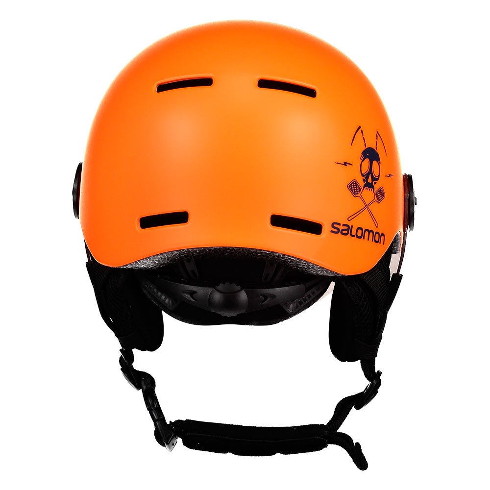 lightly then cap Salomon Grom Visor Helmet Orange | Kidinn