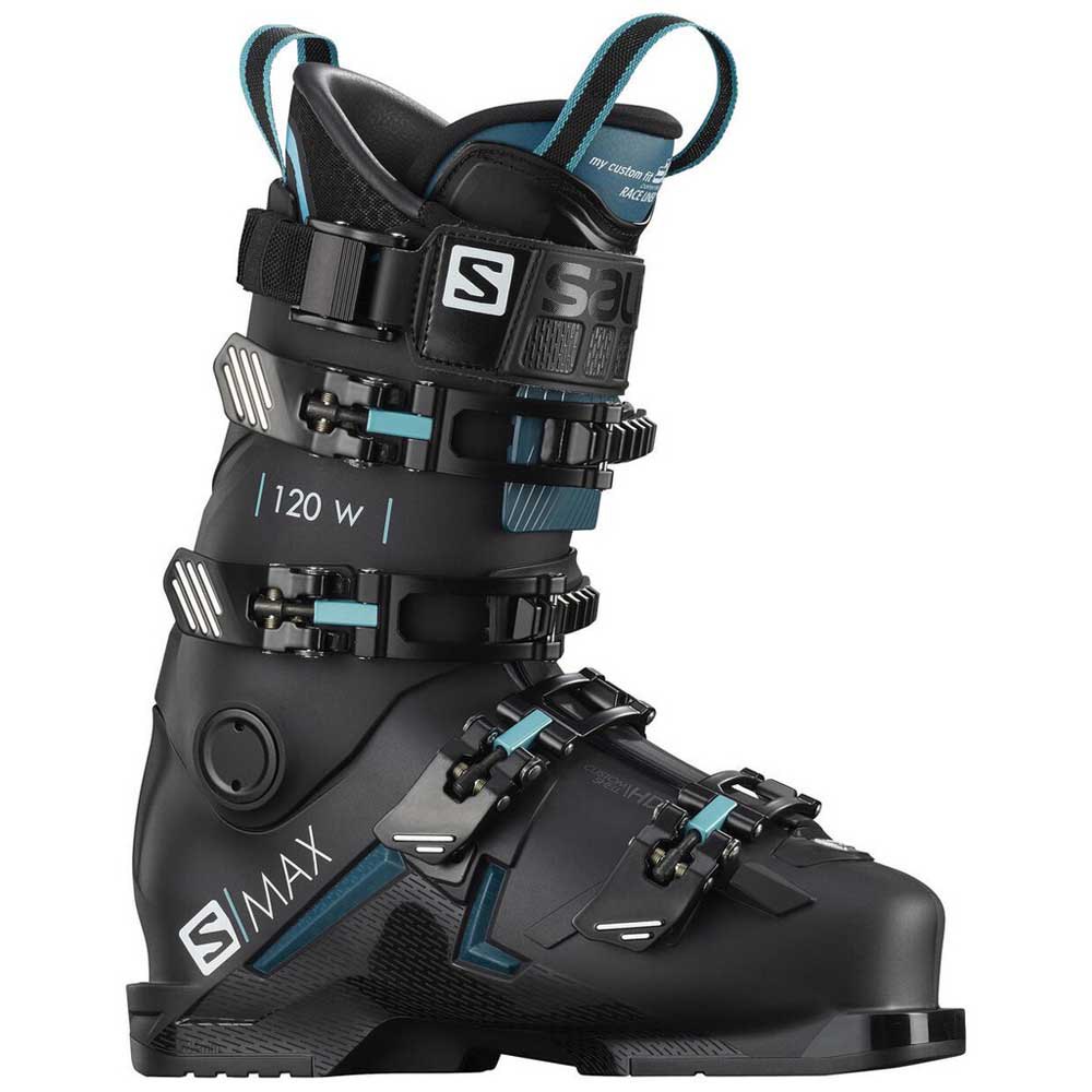 Salomon S/Max 120 GW Botas de esquí para hombre negro/verde aceite/plata  8/8.5 (26/26.5)