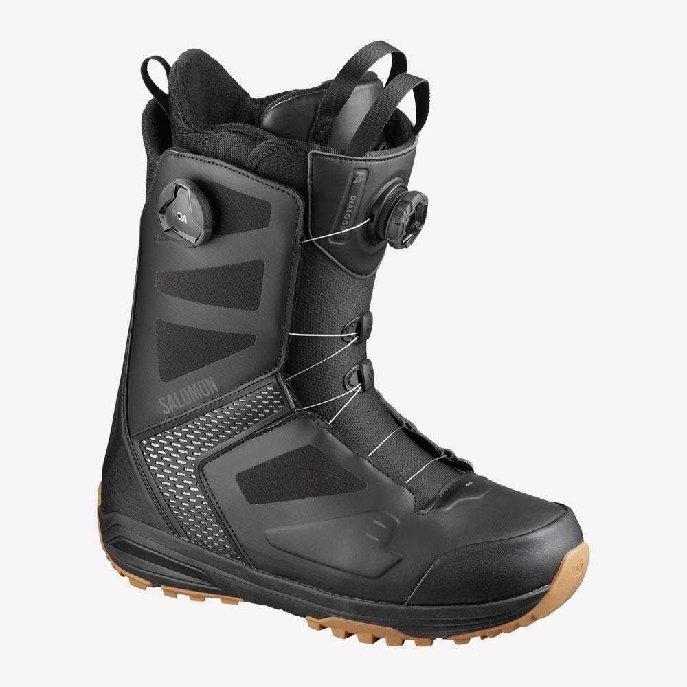 spade Savvy genetisk Salomon Dialogue Focus Boa Wide SnowBoard Boots Black | Snowinn