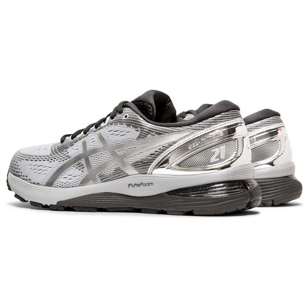 Asics Gel-Nimbus 21 Platinum Running Shoes Grey | Runnerinn