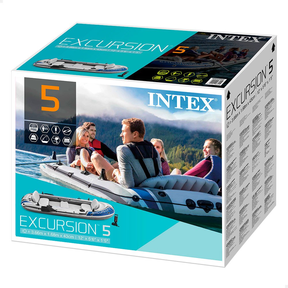 Intex Oppblåsbar Båt Excursion 5
