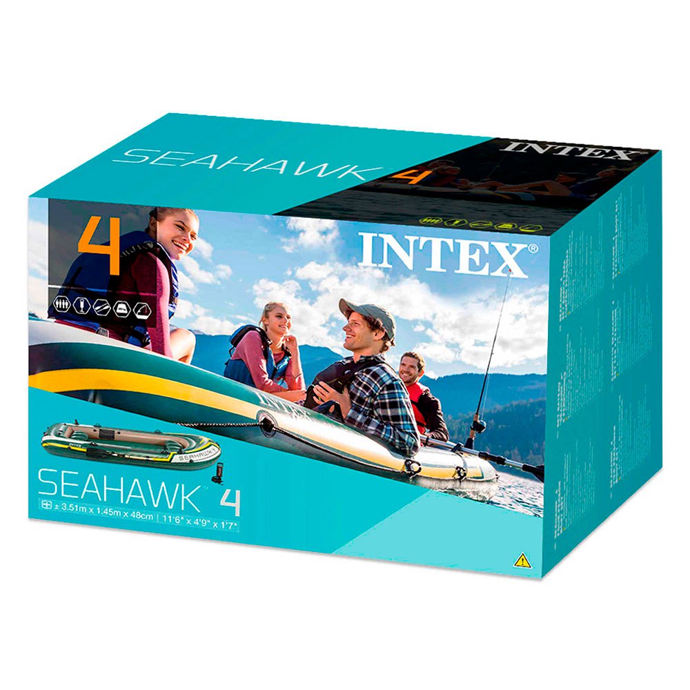 Intex Oppblåsbar Båt Seahawk 4