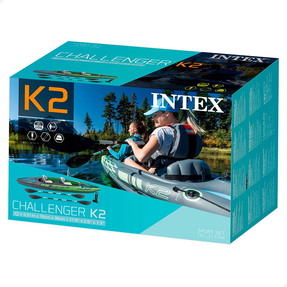 Intex Oppustelig+ Challenger K2 2 Padler Kajak