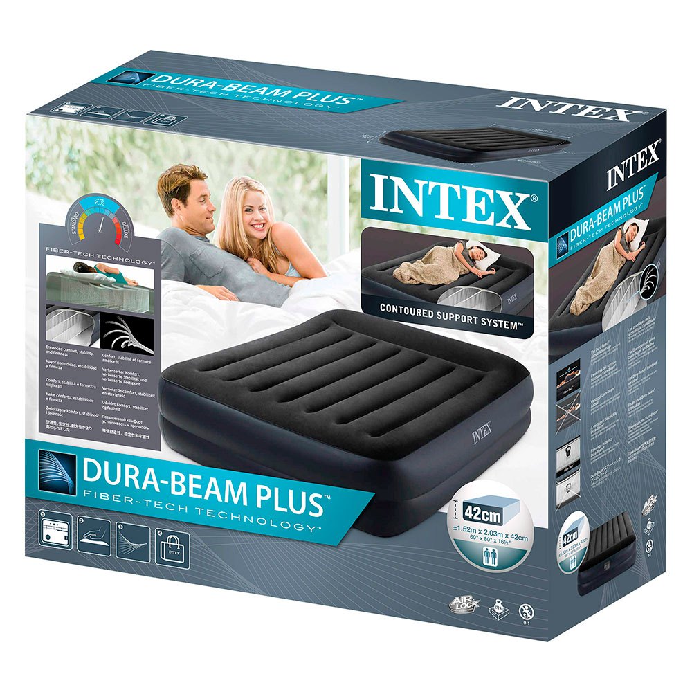 Intex Norme Dura-Beam Matelas Gonflable Pillow Rest