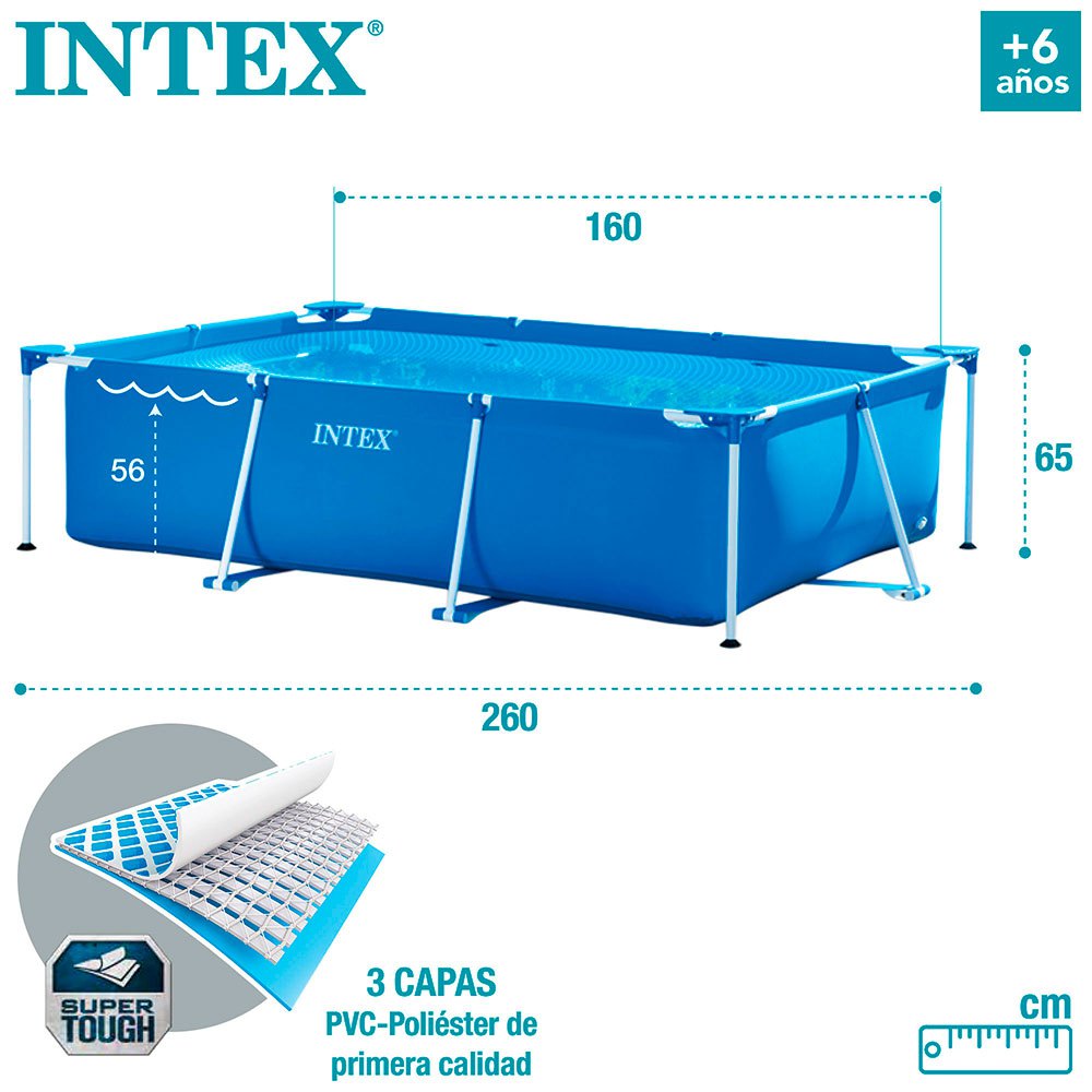 Intex Piscina Small Frame Collapsible