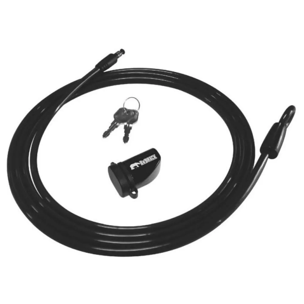 B Net Rack Lock BnB Rack Locking cable lock, Black | Bikeinn