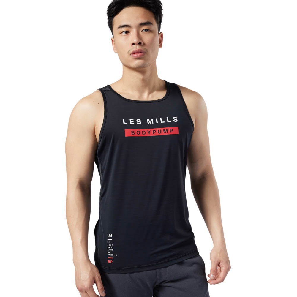 Evne konkurrenter Kro Reebok Les Mills® Bodypump Activchill Sleeveless T-Shirt Black| Traininn