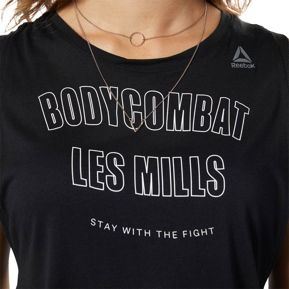 Reebok Les Mills® Bodycombat Muscle ermeløs t-skjorte