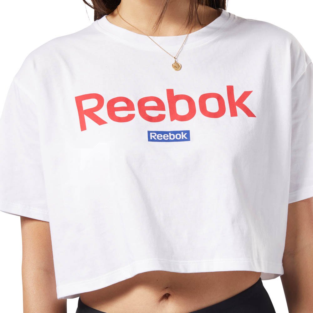 Reebok Samarreta de màniga curta Training Essentials Linear Logo Crop