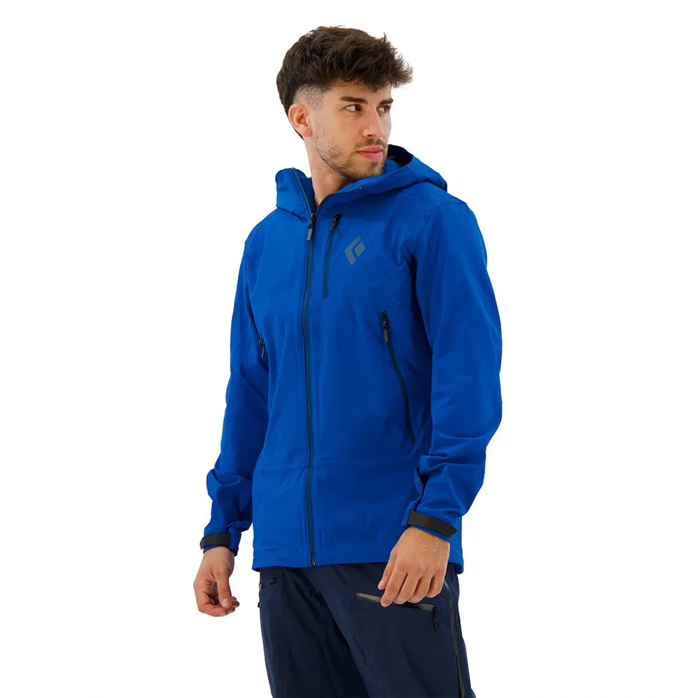 Black diamond Dawn Patrol Shell softshell jacket Blue | Snowinn