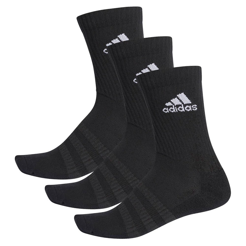 adidas Cushion Socks 3 Pairs Black |