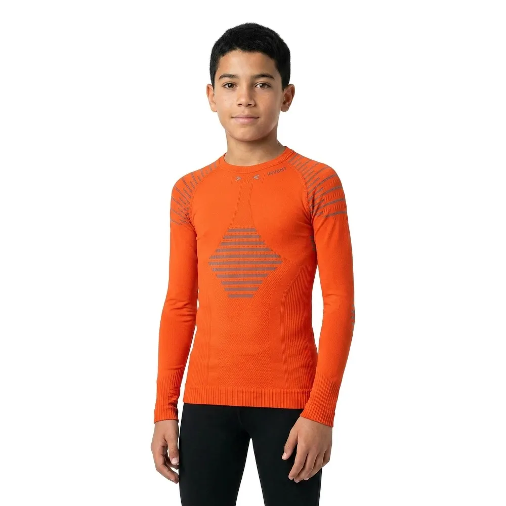 X Bionic Invent X-BIONIC L/S Invent 4.0 long sleeve base layer Orange | Trekkinn