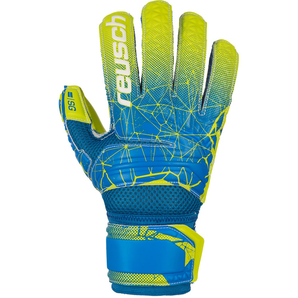 Guanti Portiere Reusch Fit Control SG Extra Finger Support Stecche Szczęsny Lime 