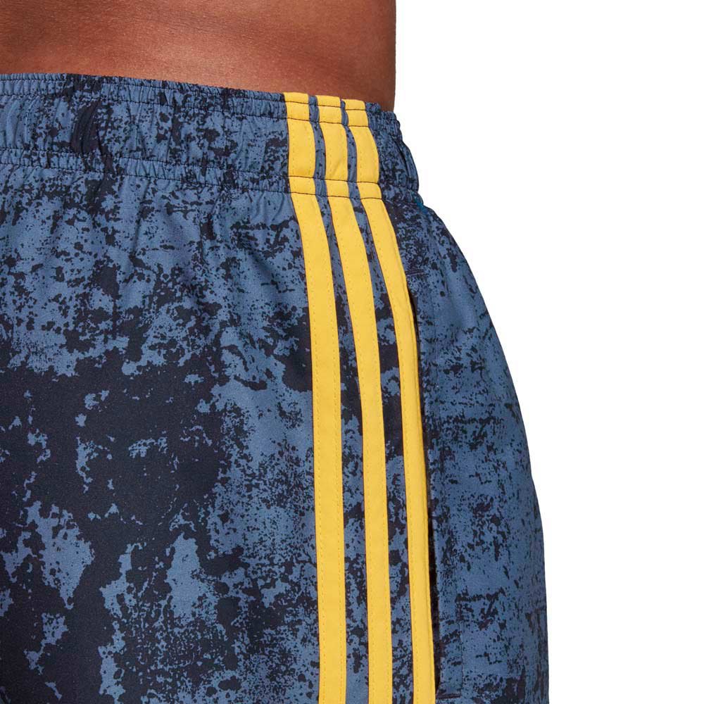 adidas 3 Stripes All Over Printed Swimming Shorts