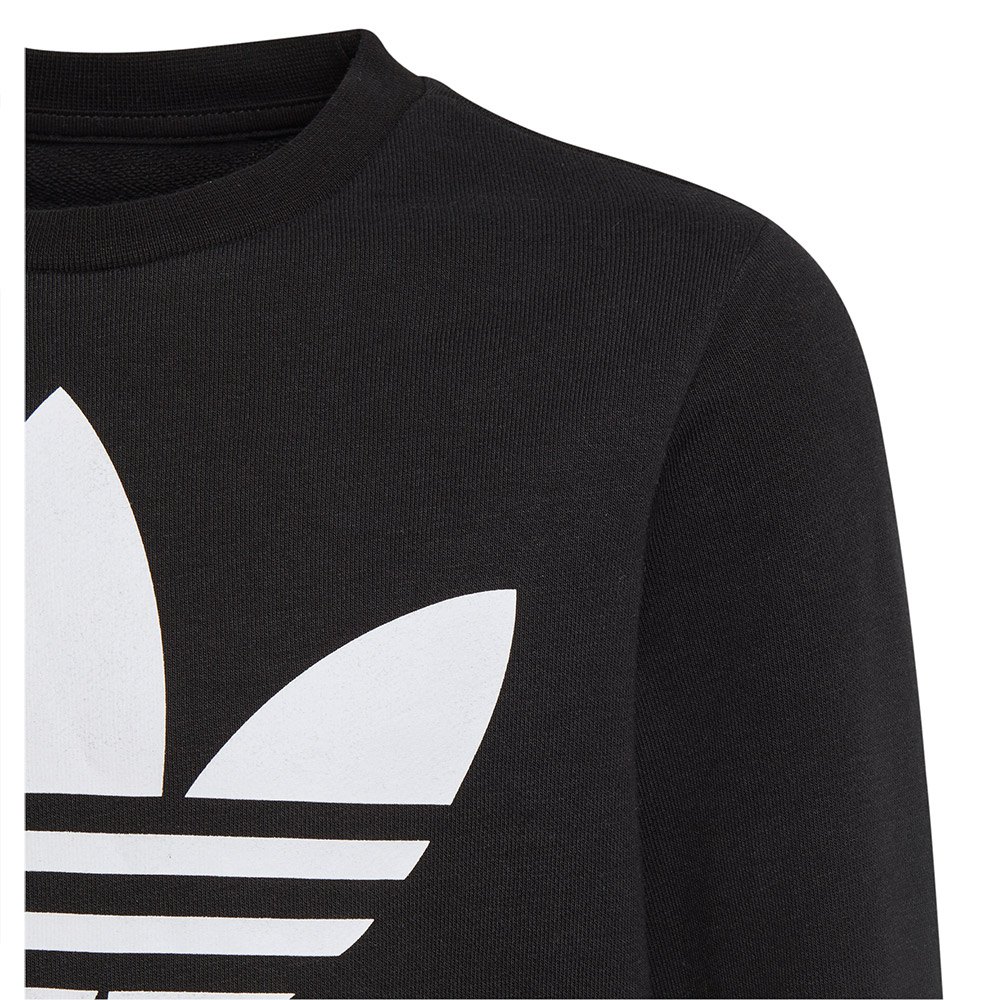adidas Originals Trefoil Crew Sweatshirt Black | Dressinn