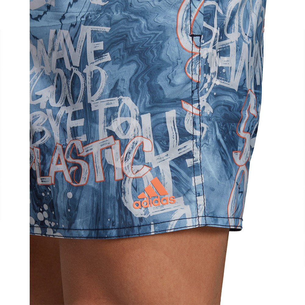 assign Cornwall paperback adidas Parley Commit Swimming Shorts Blue | Swiminn