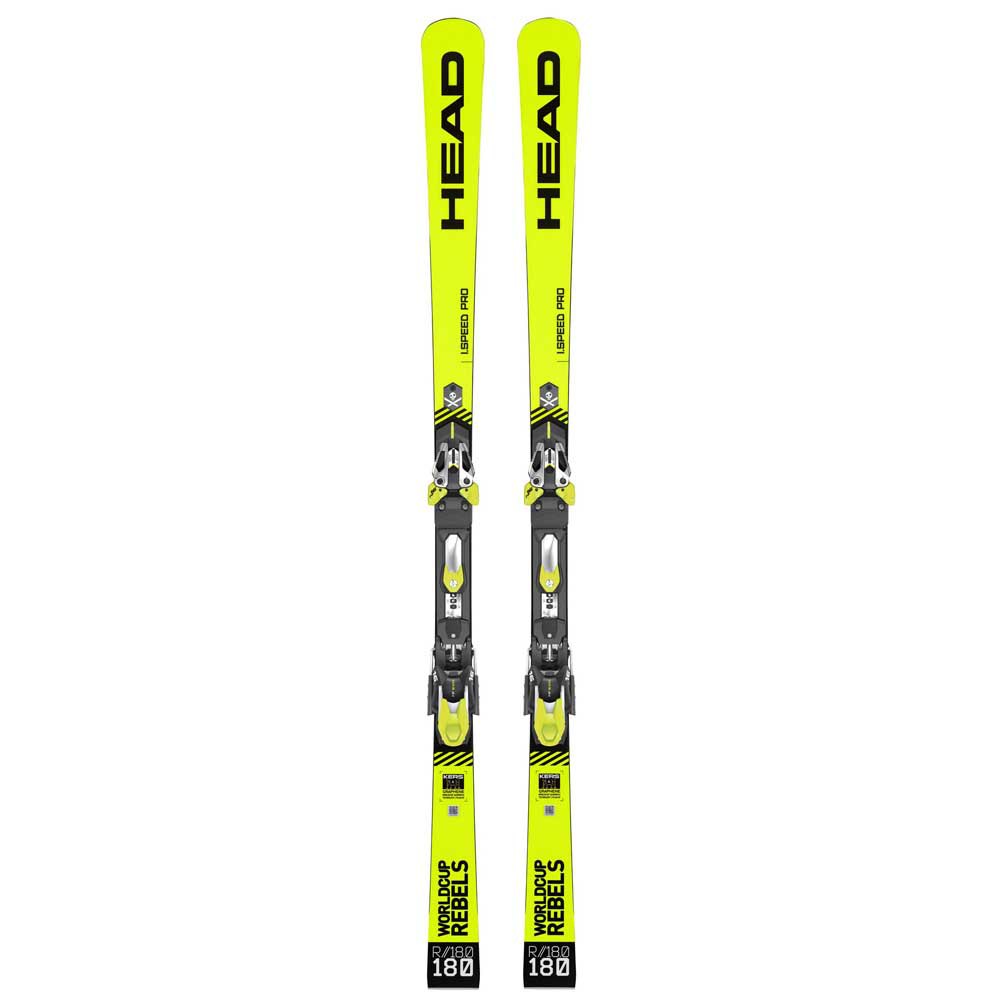 Head WC Rebels i.Speed Pro SW+FF EVO 16 Alpine Skis Yellow| Snowinn