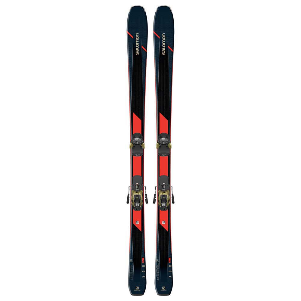 Buzo Intermedio Educación escolar Salomon Esquís Alpinos XDR 84 TI+Warden MNC 13 Gold C90 Azul| Snowinn