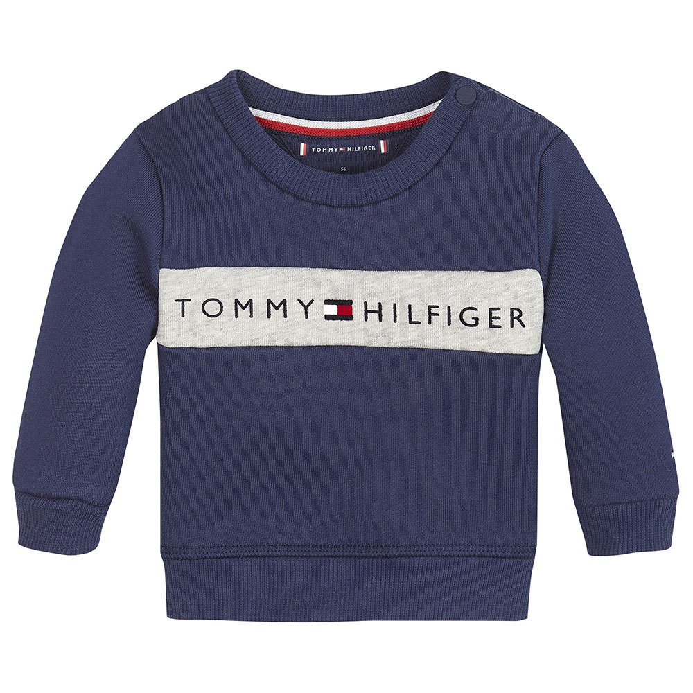 Tommy Hilfiger Baby Essential Sweatshirt Pull-Over Mixte bébé 