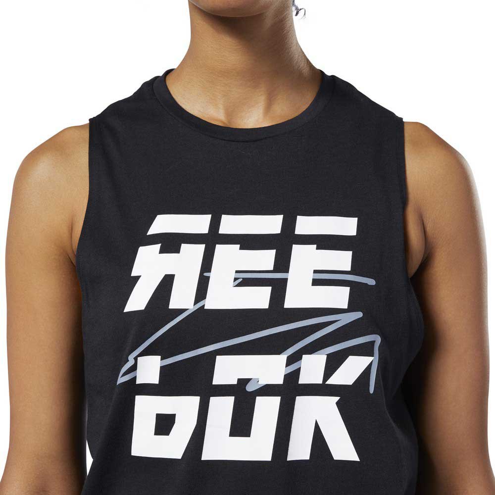 Reebok Workout Ready Meet Yout There Muscle Sleeveless T-Shirt