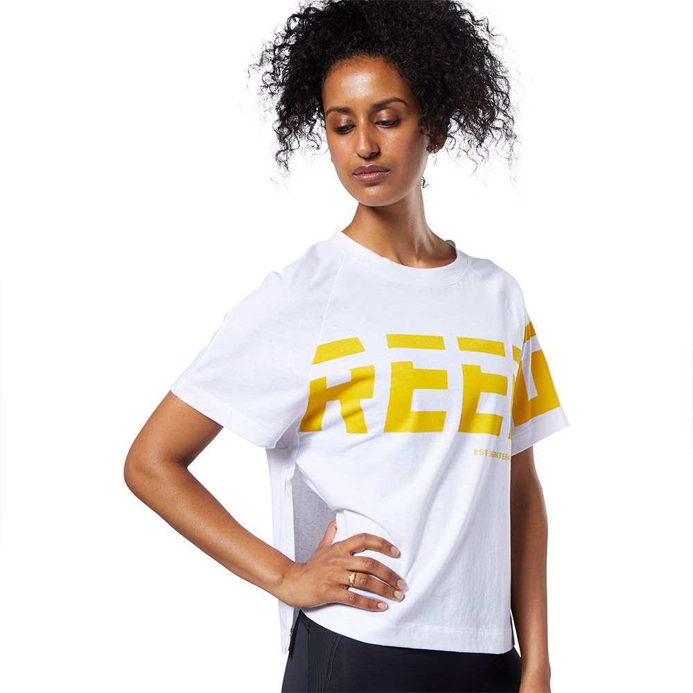 Reebok T-Shirt Manche Courte Workout Ready Meet Yout There Graphic