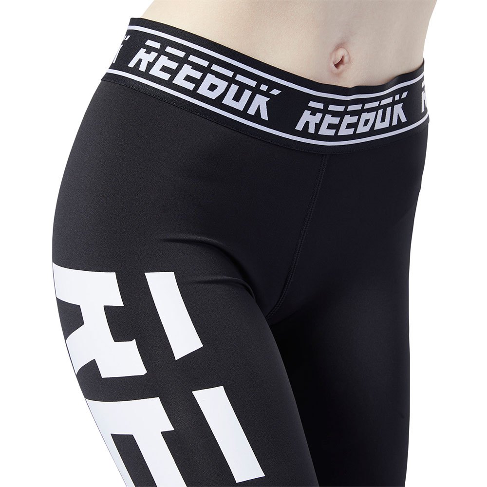 Reebok Legging Workout Ready Meet You There Engineered
