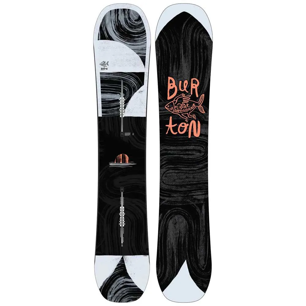 Burton Flight Attendant Snowboard Black Snowinn