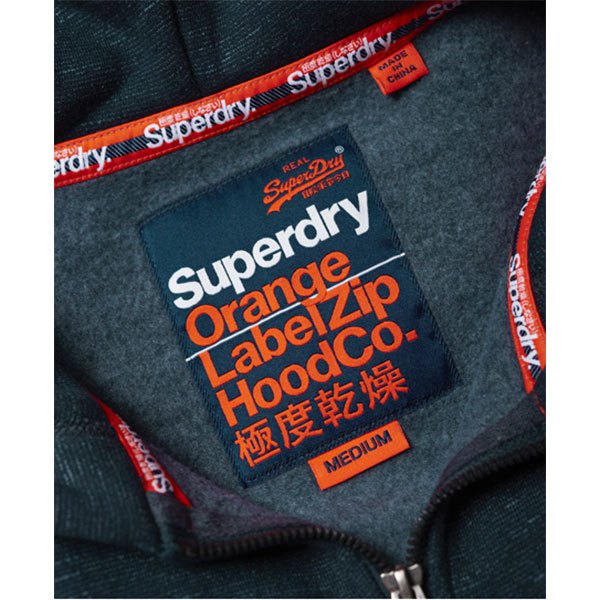 Superdry Orange Label Classic Full Zip Sweatshirt