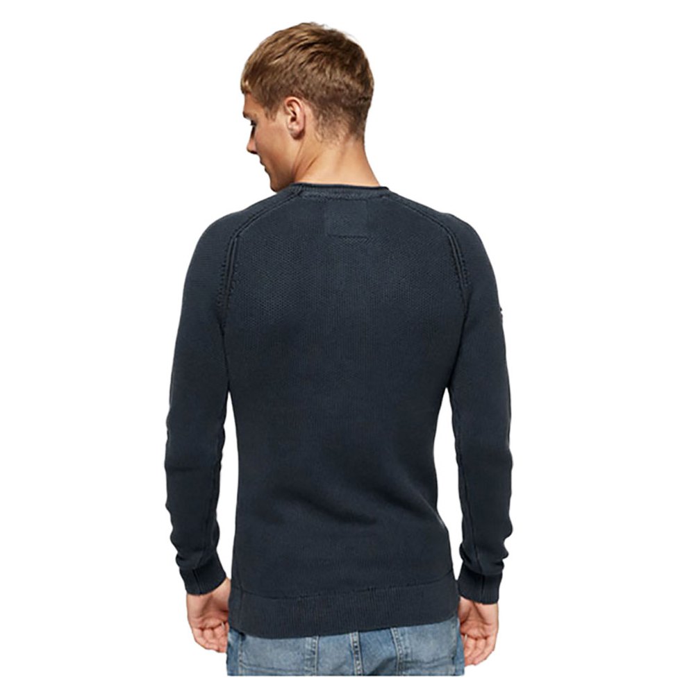 Superdry Garment Dyed L.A. Textured Crew Sweater