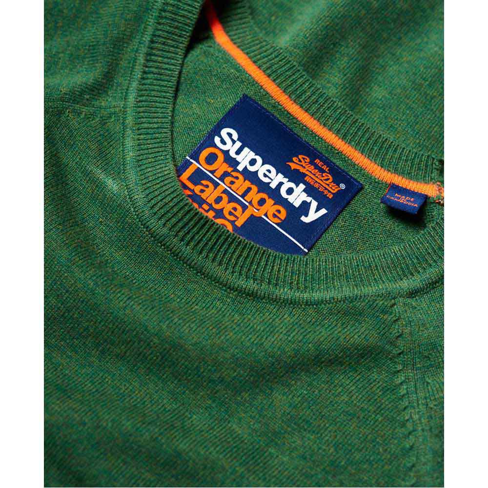 Superdry Orange Label Cotton Crew Pullover