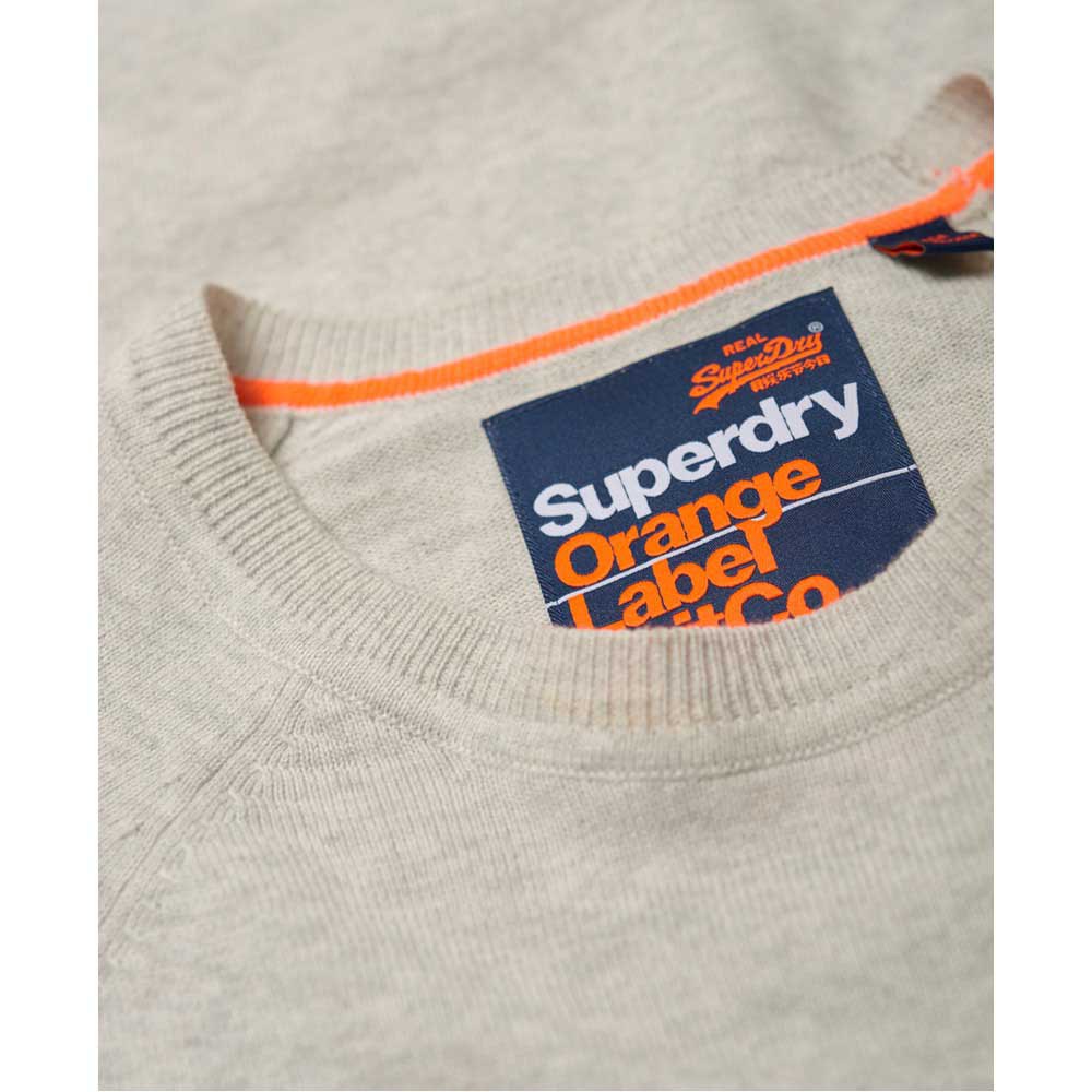 Superdry Orange Label Cotton Crew Sweter