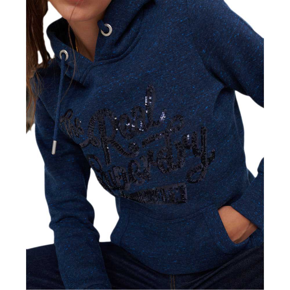Superdry The Real Tonal Sequin Hoodie