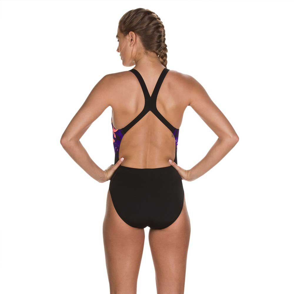 Speedo RefractHaze Placement Powerback Swimsuit