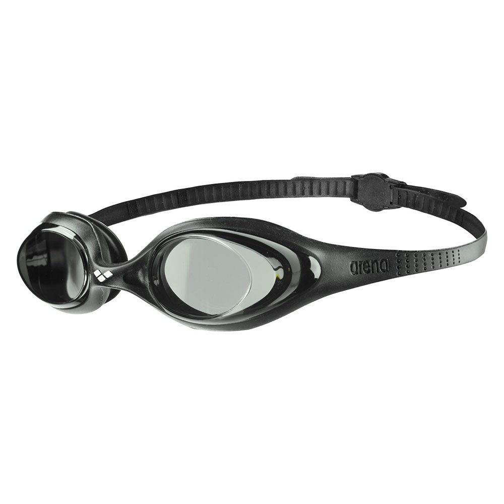 Black Non-mirror Lens Smoke Arena Spider Jr Mirror Swim Goggles Red 