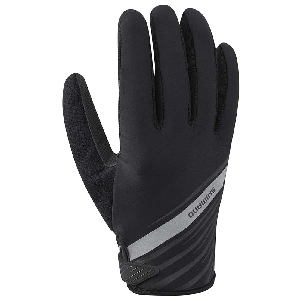 Per Reactor Reinig de vloer Shimano Basic Lange Handschoenen, Zwart | Bikeinn