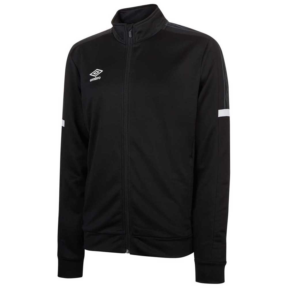 ruw Schiereiland waterbestendig Umbro Track Jacket Black | Goalinn