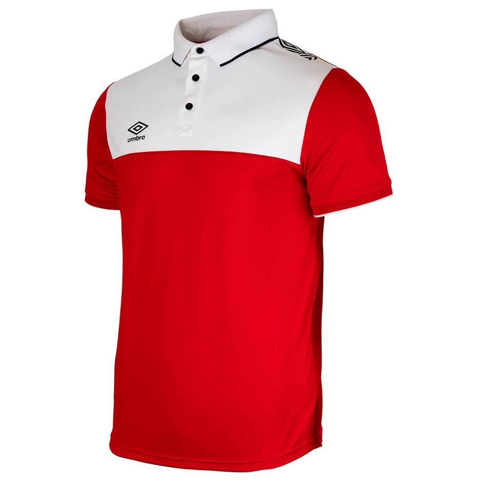 motief taal Conform Umbro Liga 2.0 Short Sleeve Polo Shirt Red | Goalinn