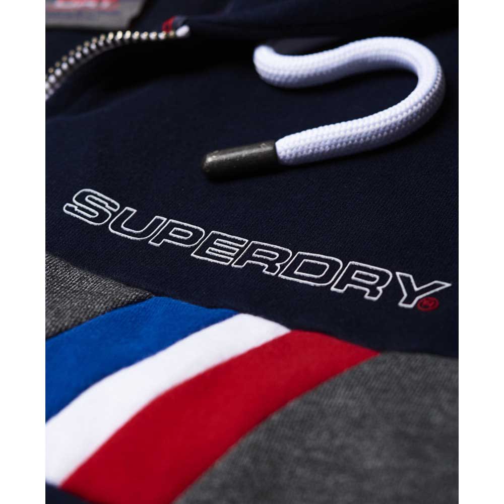Superdry Trophy Tri Line Full Zip Sweatshirt