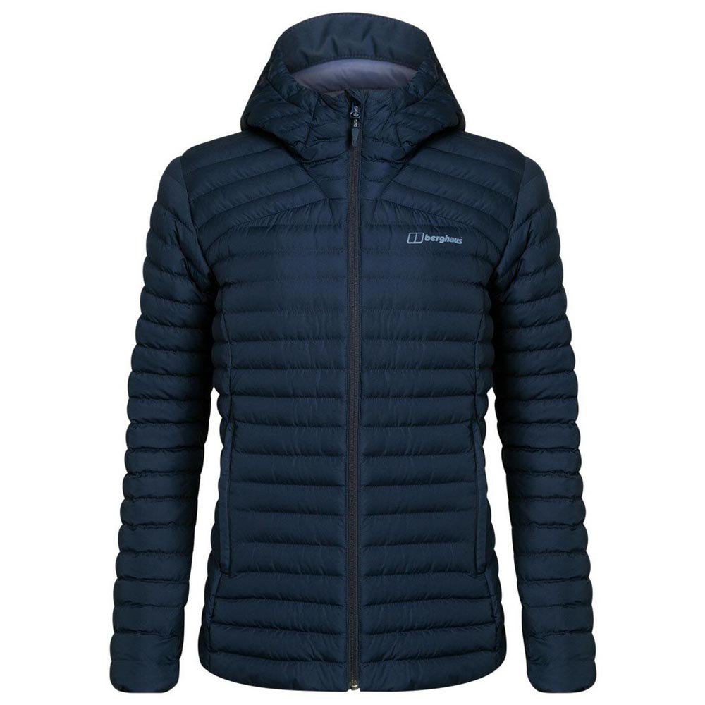 Berghaus Womens Nula Hybrid Jacket Top Blue Sports Outdoors Full Zip Hooded 