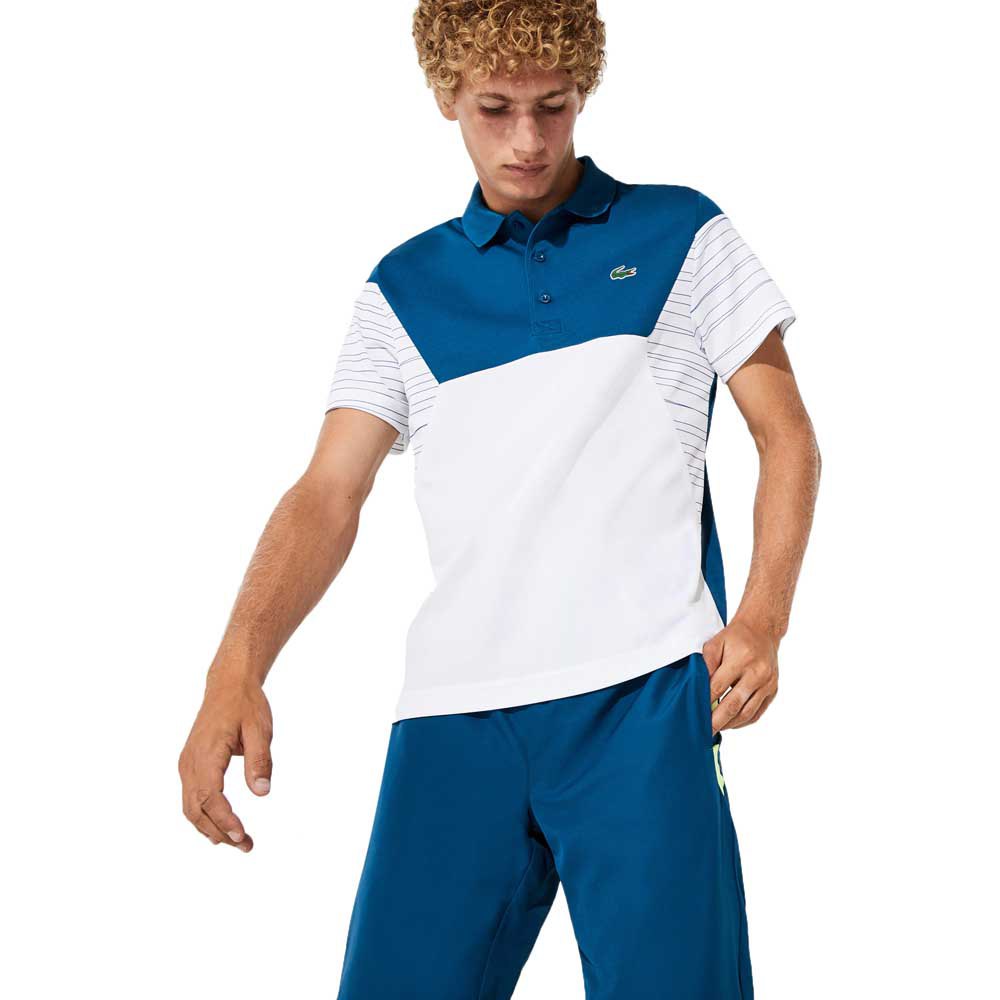Lacoste Sport Colorblock Breathable Short Sleeve Polo Shirt