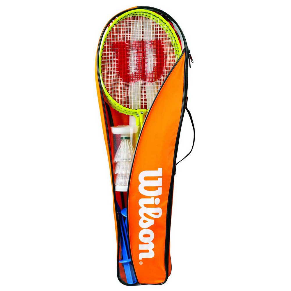 Post & Shuttles RRP £90 Wilson Tour 4 Racket Badminton Set With Net 